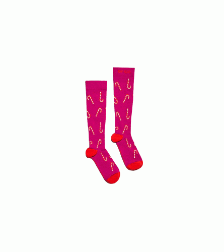 Candy Cane Compression Socks